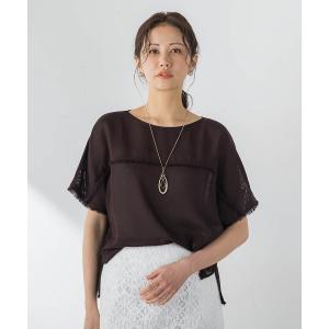 ブラウス シャツ メッシュブラウス レディース