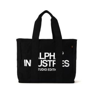 トートバッグ Alpha Industries/アルファインダストリーズ/STUDIO TOTE BAG LARGE/スタジオ トート バッグ ラージ
