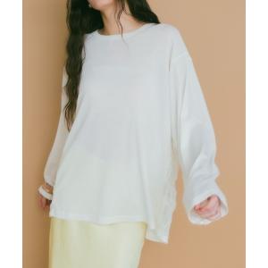 tシャツ Side Lace Over Top/サイドレースオーバーサイズトップス レディース｜ZOZOTOWN Yahoo!店