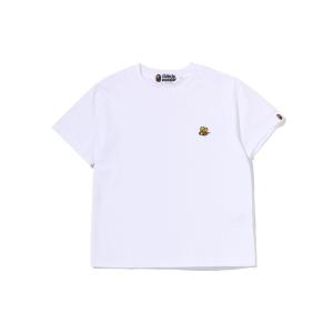 A BATHING APE アベイシングエイプ 1ST CAMO BIG BABY MILO TEE クルーネック半袖Tシャツカットソー レディース ホワイト/カーキ 002TEL202003L A BATHING APE® Multi Pixel Camo Big Baby Milo Tee | Bape official