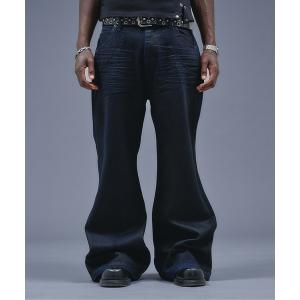 ジーンズ 13oz Wax Coated Wide Flare Denim / 13オンスワックスコーティングワイドフレアデニム メンズ