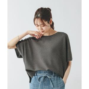サマーニット ニット セーター サラサラDRYドルマンプルオーバー/655859 レディース