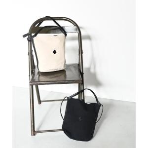 ショルダーバッグ バッグ 「付属 羊革」CL3989 HAND＆WORK CANVAS CYLINDER BAG レディース