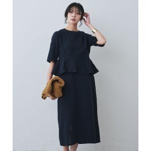 ワンピース ｍｅｎｓｈａ！　ガーゼでドレスアップ！　ペプラムワンピース