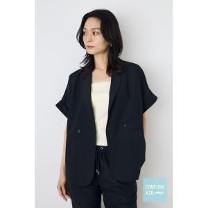 ジャケット テーラードジャケット COMFORA AIRハーフスリーブジャケット レディース