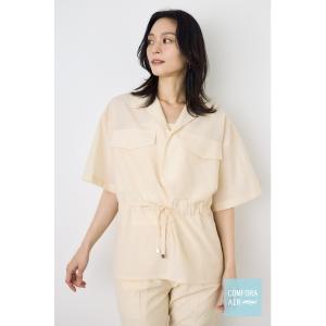 ブラウス シャツ COMFORA AIRウエストマークブラウス レディース