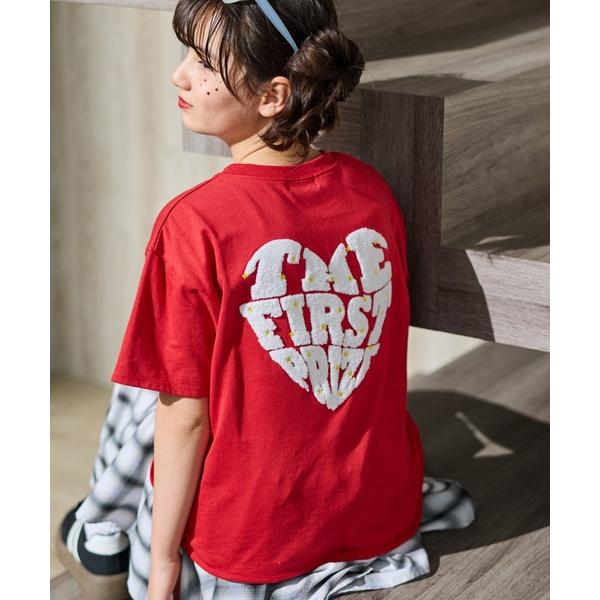 tシャツ 星＆ハート刺繍 サガラ刺繍 半袖 Tシャツ カットソー キッズ 子供服 女の子