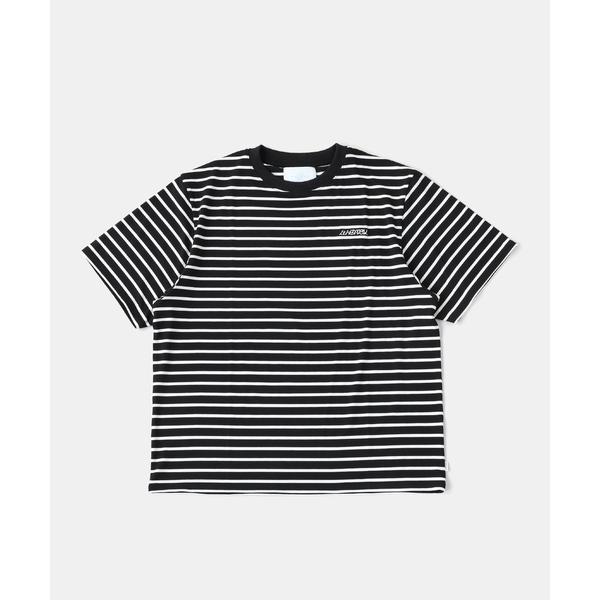 tシャツ Whimsy / ウィムジー Rayon Border Tee メンズ