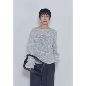 ニット セーター エアリースラブヤーンニット レディース