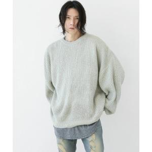 セーター ニット ルーズフィット ざっくりふわワイドニットトップス メンズ レディース