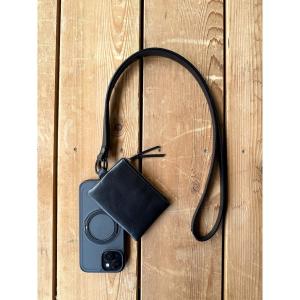 スマホショルダー コインケース A.en Pocket Leather Shoulder