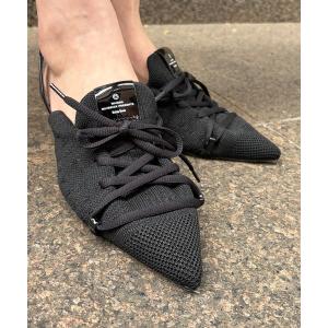 パンプス 「MAISON MAVERICK PRESENTS」 別注 Lace-up Heel Sniakers