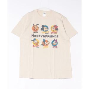 tシャツ 半袖 「 Disney 」 ディズニー プリントTシャツ シリーズA 26S4 レディース メンズ