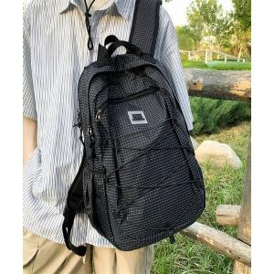 デイバック リュック 大容量ドローコードナイロンリュックサック/通勤通学/アウトドア/バックパック/ユニセックス レディース メンズ