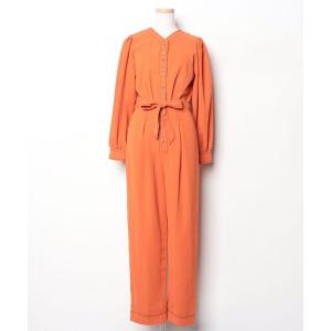 「asos」 オールインワン 34 オレンジ レディース