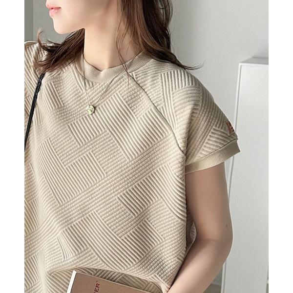「Java」 半袖Tシャツ LARGE ベージュ レディース