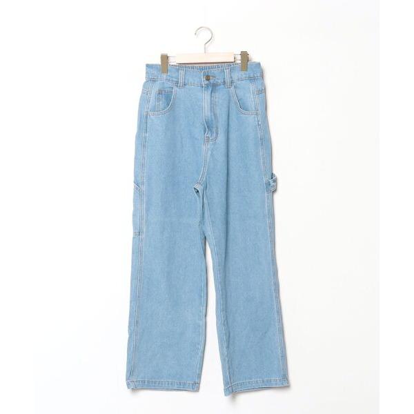 「Java」 デニムパンツ LARGE ブルー レディース