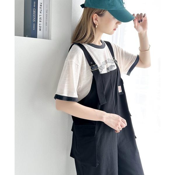 「Java」 オーバーオール SMALL ブラック レディース