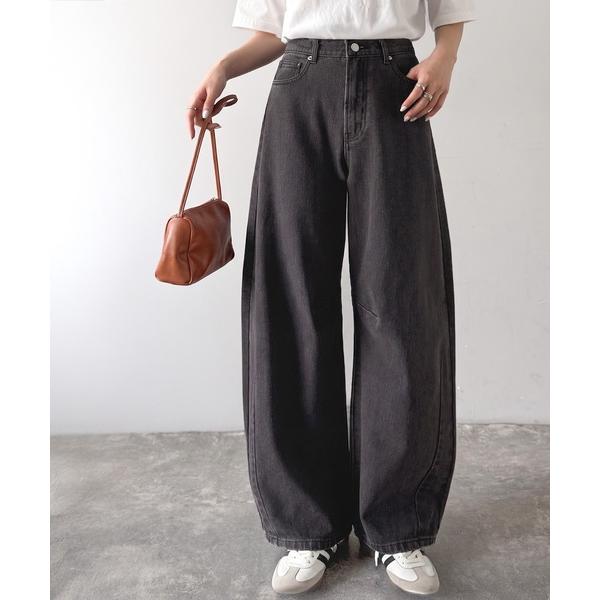 「Java」 デニムパンツ LARGE ブラック レディース