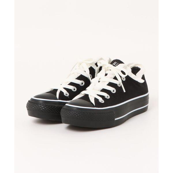 「CONVERSE」 ローカットスニーカー 5h ブラック レディース