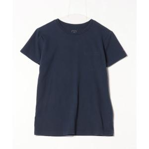 「THE NORTH FACE」 半袖Tシャツ L ネイビー レディース