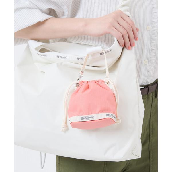 チャーム DRAWSTRING BUCKET CHARM コーラルパンチ/メレンゲ レディース