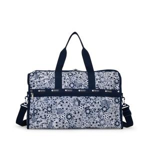 ボストンバッグ DELUXE LG WEEKENDER フローラルレースネイビー レディース
