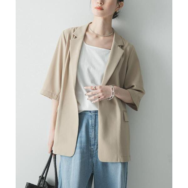コート アウター 「UR TECH DRYLUXE」ハーフスリーブジャケット レディース