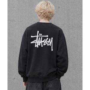 トレーナー スウェット 裏起毛 「STUSSY」ステューシー BASIC LOGO RAISING OF SWEAT ロゴ スウェット トレーナー メンズ レディース