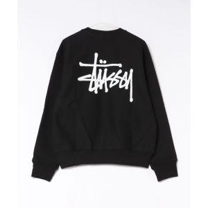 トレーナー スウェット 「STUSSY」ステューシー BASIC LOGO RAISING OF SWEAT ロゴ スウェット トレーナー レディース メンズ