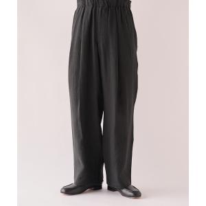 スラックス 「marka/マーカ」別注 LINEN TROPICAL WIDE LEG EASY PANTS メンズ