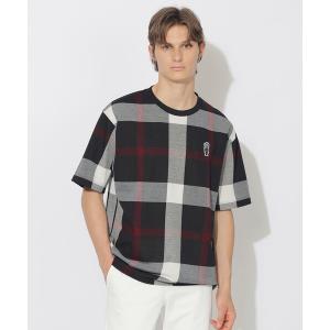 tシャツ 「WEB限定」スラブクレストブリッジチェックTシャツ メンズ