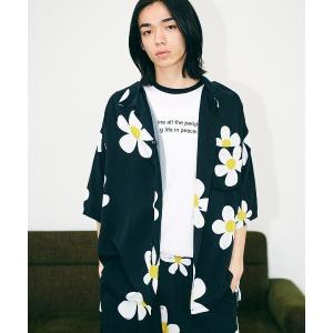 シャツ SUNNY SPORTS / サニースポーツ PRINTED BOX SHIRT  レーヨン 半袖シャツ サマーシャツ メンズ レディース
