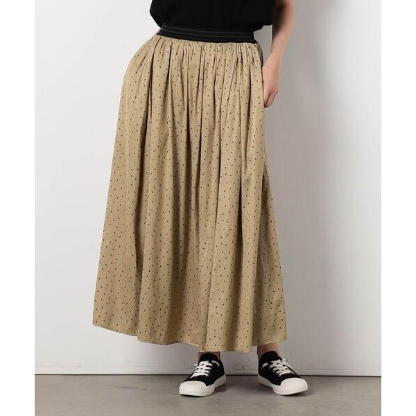 パンツ ドットプリントラップパンツ レディース