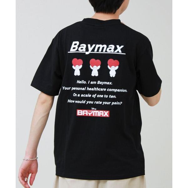 tシャツ 「ユニセックスで着れる」ベイマックス＆スティッチ バックプリントＴ メンズ