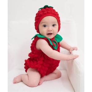 ベビー服 ロンパース フルーツなりきりボディースーツ＆ボンネットセット｜ZOZOTOWN Yahoo!店