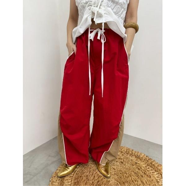 ワイドパンツ パンツ color scheme parachute PT レディース