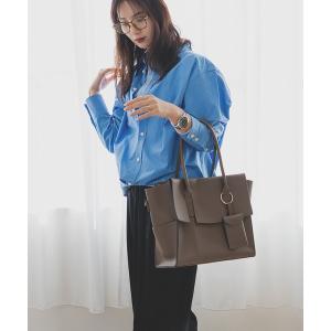 トートバッグ REAIMER「リエメ」フラップ トートバッグ ビジネス A4サイズ収納可 レディース メンズ