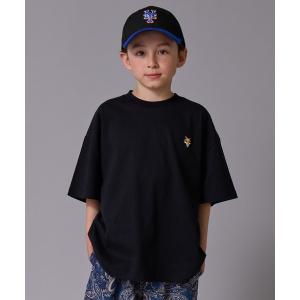 tシャツ 「90-160cm」「綿100%」アニマルワンポイント刺繍半袖T「PAIRMANON STREET」 キッズ 子供服 男の子 女の子