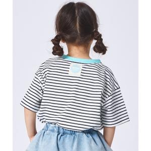 tシャツ 「綿100%」ユニセックス ネームタグ付き 配色カラーボーダー 半袖Tシャツ キッズ 子供服 男の子 女の子｜ZOZOTOWN Yahoo!店
