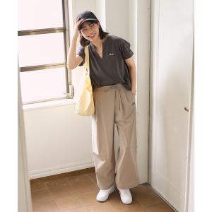 セットアップ 夏 Americana × THOUSAND MILE × FREAK'S STORE/アメリカーナ × サウザンドマイル 別注スキッパーブラウス パンツセットアップ/吸汗 速乾…
