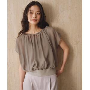 tシャツ レイヤード風フレンチスリーブカットソー685068 レディース