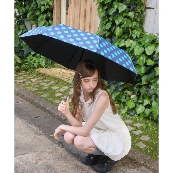 日傘 折りたたみ傘 折り畳み 晴雨兼用 「晴雨兼用」ドット柄傘/dot pattern umbrel...