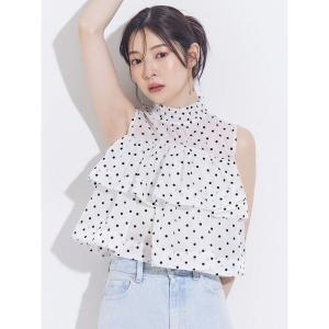 ブラウス シャツ ラッフルティアードブラウス レディース