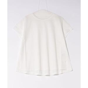 tシャツ プレミア天竺_チュールコンビカットソー レディース
