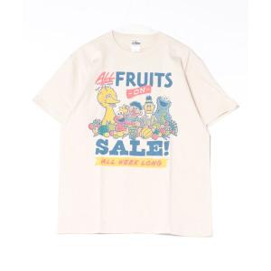 tシャツ 「 SESAME STREET 」 セサミストリート プリントTシャツ 26S4 レディース メンズ