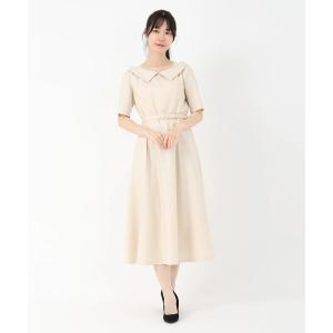 ワンピース 半袖 ジュエルストレッチ