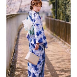AS KNOW AS（アズノゥアズ） 浴衣 アソート花柄浴衣 兵児帯 2点セット