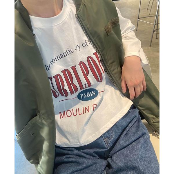 tシャツ BUBBLPOINTプリントTシャツ(kiharu select) / ロンT ロゴTシャ...