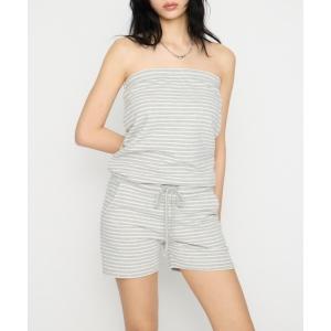 オールインワン BORDER BARE ロンパース レディース